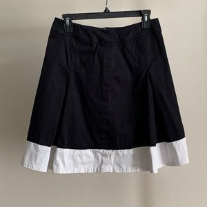 Black Skirt with White Trim